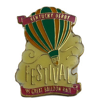 1995 Kentucky Derby Festival Great Balloon Race Horse Racing Lapel Hat Pin - $9.95