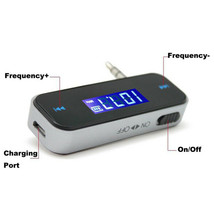 Wireless 3.5Mm Fm Transmitter W/ Lcd For Mp3 Ipod Iphone Cell Phone Hand... - £15.79 GBP