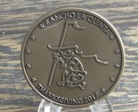 USMC Rancho La Quinta Thanksgiving 2017 Challenge Coin #119W - £8.50 GBP