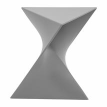 LeisureMod Modern Grey Accent Side Table - Stylish Side Vanity Table for... - $1,240.78 MXN