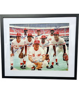 1975-1976 Cincinnati Reds Team Signed 16x20 Photo Big Red Machine 8 Sigs... - $798.95