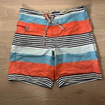 Patagonia Striped Board Shorts Swim Trunks sz 36 - £22.66 GBP