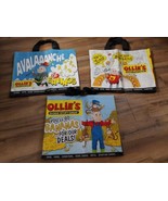 Ollies Store Reusable Tote Bag Good Stuff Cheap Double Sided Images 17x1... - $16.70