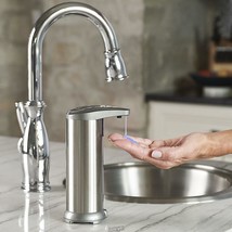 Hammacher Touchless Hand Bath Kitchen Soap Dispenser slip-resistant base - £16.89 GBP