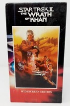 Star Trek II The Wrath of Khan (VHS, 1991) Widescreen Edition William Shatner  - £1.40 GBP