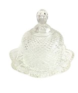 Vintage Avon Pressed Glass Butter or Cheese Dish with Dome Lid Made by F... - £24.94 GBP