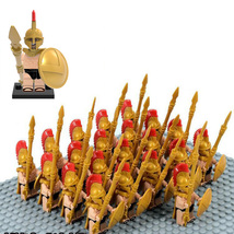 21PCS Medieval Castle Greece Roman Spartacus Legion Spartans Soldier Bricks Toys - £23.52 GBP