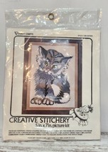 Vogart Crafts Creative Stitchery KT # 2102 Kitten 5&quot; X 7&quot;  New - £9.97 GBP