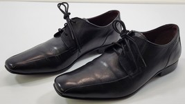 M) Men Clarks Collection Black Leather Dress Shoes 8M - £12.57 GBP