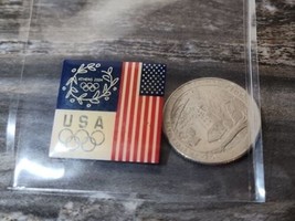 Vintage Aminco 2004 Athens Olympics Team USA Flag Pin Metal Rare - £3.59 GBP