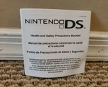 Nintendo DS Health and Safety Precautions Manual Instruction Booklet USA... - £3.72 GBP