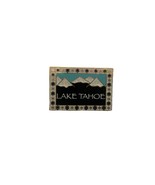 Vintage Lake Tahoe Mountains Cloisonne Lapel Pin - $243.17 MXN
