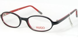 HUGO BOSS 15535 BK Noir/Rouge Rare Lunettes Monture 48-16-135mm Autriche - £44.38 GBP