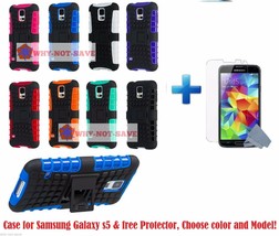 Premium Deluxe Hard ShockProof Rugged Impact Case Cover for Samsung Galaxy S5 SV - £15.12 GBP+
