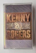 Kenny Rogers 20 Great Years Cassette Tape  - £5.53 GBP