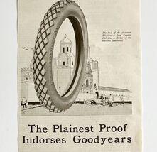1916 Goodyear Tires Spelling Error Indorses Advertisement San Xavier LGA... - $28.01 CAD