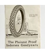 1916 Goodyear Tires Spelling Error Indorses Advertisement San Xavier LGA... - €17,16 EUR