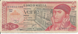 Mexico 20 Pesos Year And Series Will Vary Cir. # 30 - $2.96