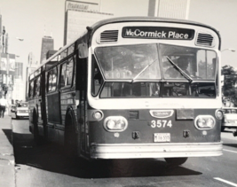 Chicago Transit Authority Bus CTA #3574 McCormick Place B&amp;W Photograph - £7.58 GBP