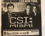 2004 CSI Miami Print Ad David Caruso Gary Sinese Melina Kanakaredes TPA21 - £4.64 GBP