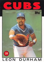 1986 Topps #460 Leon Durham Chicago Cubs ⚾ - £0.70 GBP
