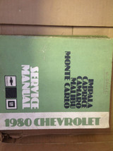 1980 Chevy IMPALA CAPRICE CAMARO MALIBU MONTE CARLO Service Shop Repair ... - $34.94