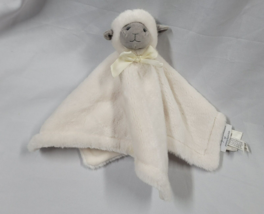 Pottery Barn Kids Monique Lhuillier Plush Lamb Security Blanket lovey of... - £31.64 GBP