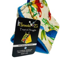 Scooter Z&#39;s Tropical Snugglie Size Small Parrot Print - £10.27 GBP