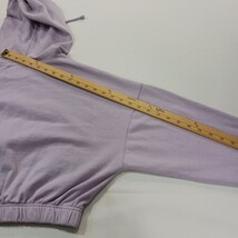 Aeropostale RN#15379 Women's Lavender Cotton Blend Cropped Hoodie Jacket Size M image 9