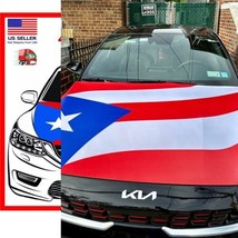 Puerto Rico Hood Cover Flags Hood Flags All cars  Size 4ft x5 ft NYC Seller - £13.95 GBP