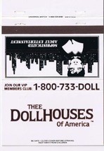 Matchbook Cover Thee Dollhouses Of America Florida White Gold - £1.54 GBP