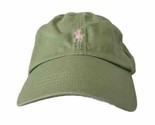 Polo Ralph Lauren Strapback Hat Baseball Cap Green Pony Logo Adjustable  - $18.76