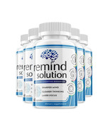 5 Pack Remind Solution - Advanced Cognitive Memory Support - 300 Capsules - $189.98