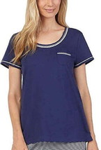 Carole Hochman Womens 1 Piece Pajama Top Only Size X-Large Color Blue/White - £27.52 GBP