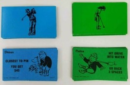 Monopoly GOLF Edition Chance and Community Chest Cards Replacement Parts - $5.89