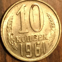1961 Russia 10 Kopeks Coin - £1.44 GBP