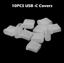New 10Pcs Dust Plug Cover Anti-dust PE USB-C Type-C Protective Sleeve Case Shell - £1.57 GBP