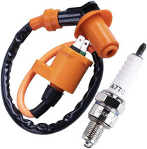 Coil racing orange with attack candle + Plug for Sym 125 Joyride Evo 2009-2013 - £14.81 GBP