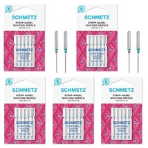 Schmetz Assorted Quilting Sewing Machine Needles 130/705H-Q Sizes 75/11 ... - $27.99