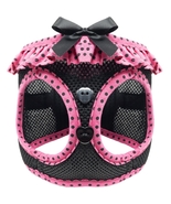 American River Pink and Black Polka Dot Neck Frill &amp; Trim Harness Sizes ... - €17,15 EUR