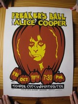 Alice Cooper Freaker's Ball Poster Oct 10 City Tower Ampitheater S/N-
sh... - $179.29