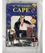 Rubies Cape 45&quot; Reversible One Size Fits All Black/Red NEW - $310.95 MXN