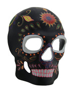 Scratch &amp; Dent Colorful Glow In The Dark Full Face Sugar Skull Mask - £27.68 GBP