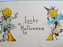 Fantasy Halloween Postcard Goblins Nash Series 8 A Crimped Blue Border Unused  - $57.00