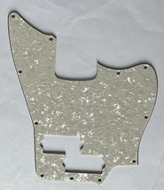 Guitar Parts Guitar Pickguard for Squier Jaguar Bass Style,Ivory white pearl - £9.66 GBP