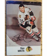 Chicago Black Hawks 5 Card Set Stan Mikita Bobby Hull Esso +Steve Larmer... - $285.16 MXN