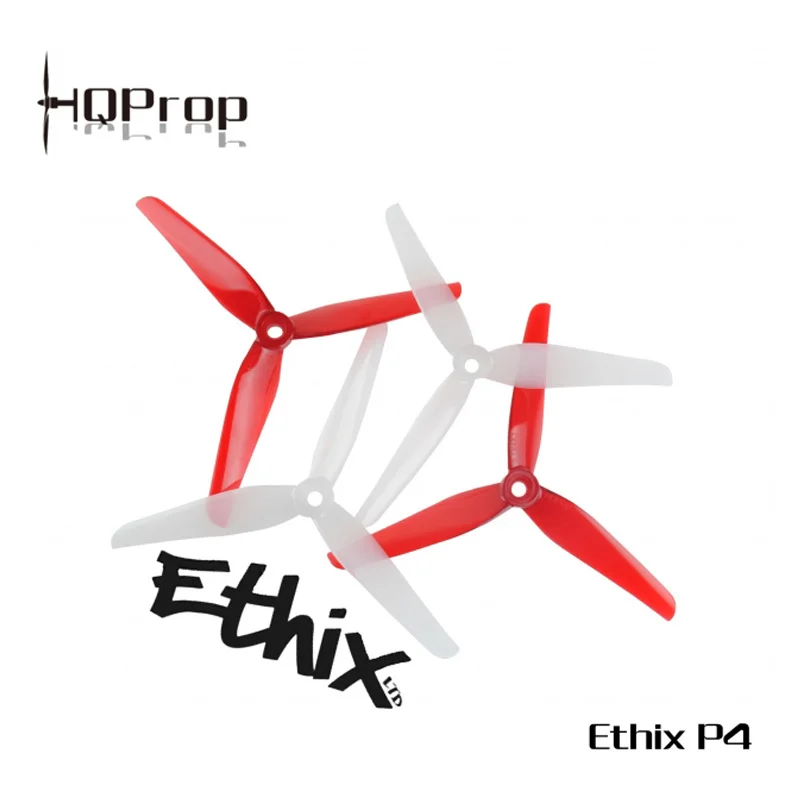 Hqprop ethix p4 candy cane prop 5140 5 1x4x3 3 blade pc propeller for rc fpv thumb200