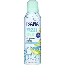 Isana Face &amp; Body Cooling Water Spray With Hyaluron &amp; Aloe Vera Free Shipping - £14.33 GBP