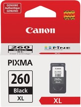Canon Pg-260Xl Black Ink Cartridge, Compatible To Printer Tr7020,, And Ts5320 - £36.17 GBP
