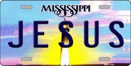 Jesus Mississippi Novelty Metal License Plate LP-6587 - £15.69 GBP